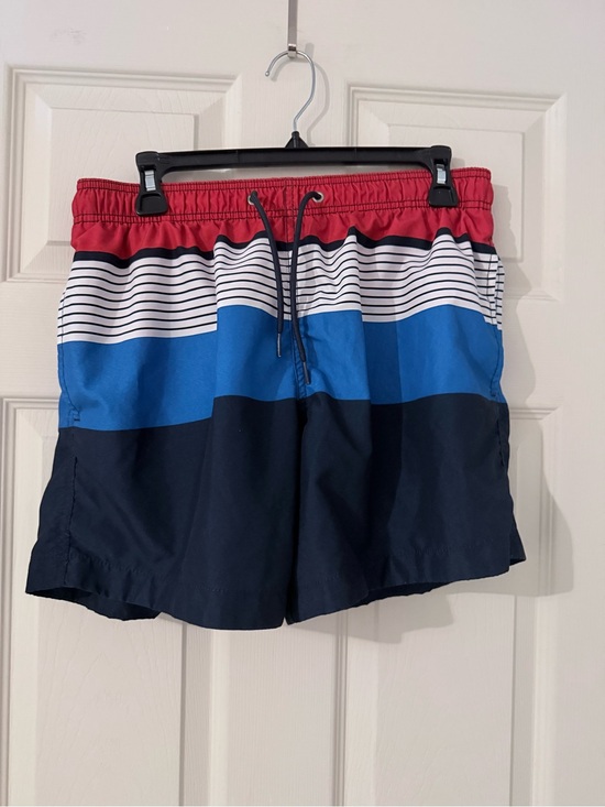 H&M Other - H&M Red, White & Blue Block Swim Trunks